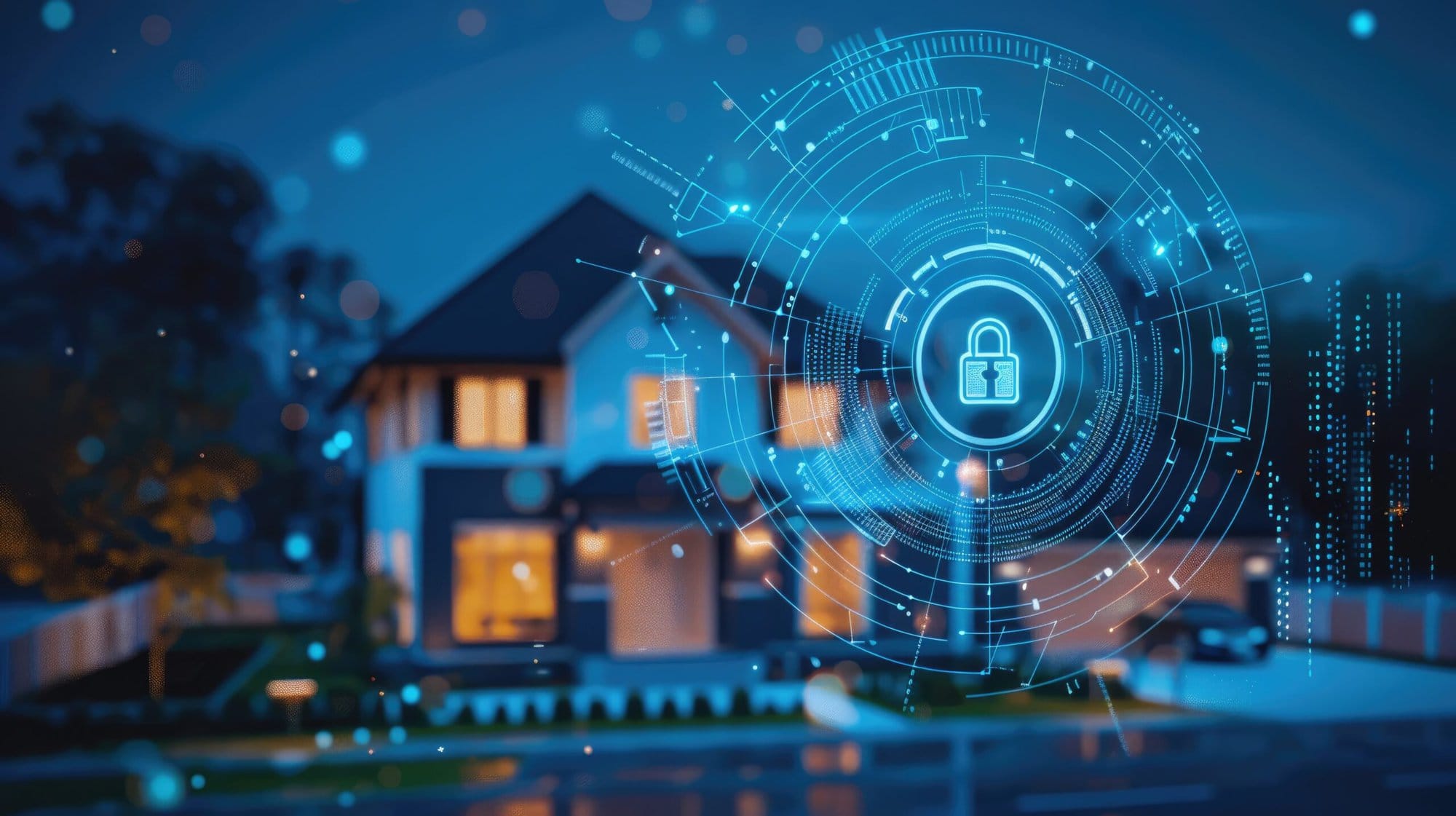 Top Security Tips | Protect Your Home and Business Today 24/7 Locksmiths A serene home environment with a visible security system, ensuring a sense of security.