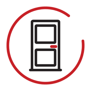Door icon representing uPVC door and window repairs
